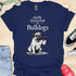 Easily distracted by bulldogs - V9 - Sitting Paw T-Shirt
